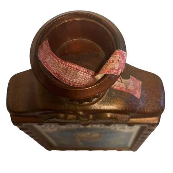 1976 Beam Bourbon Decanter Rockwell Pioneer Saturday Evening Post Vintage Bar - Picture 5 of 13